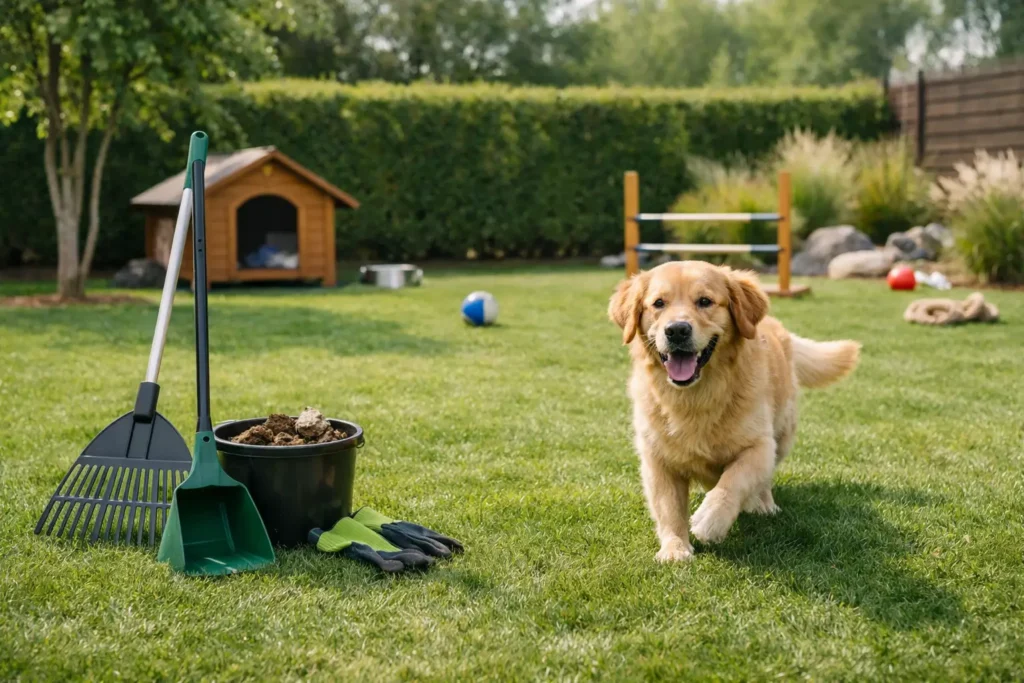 How to Maintain a Clean Dog Yard