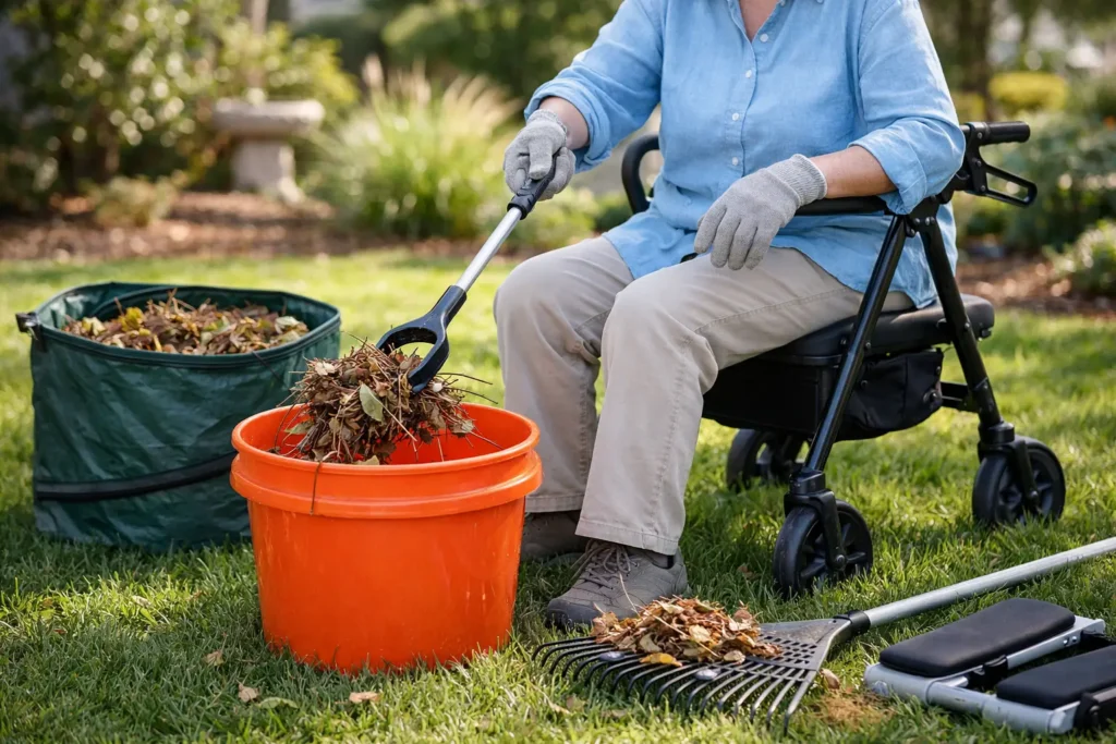 Yard Cleanup for Mobility Limitations