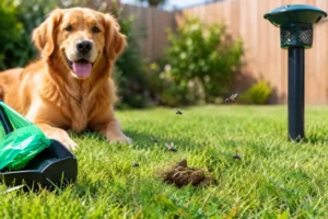 How to Control Flies Around Dog Waste in Your Yard