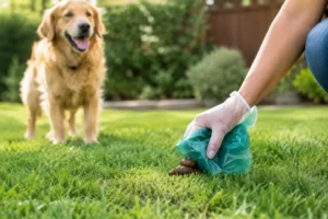 How to Remove Dog Feces Safely From Your Yard