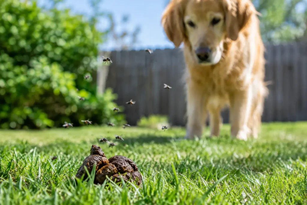 Why Dog Waste Flies Gather in Your Backyard